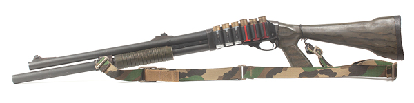 Remington 870 with Push Button Sling and no stock mount