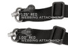 1" and 1.25 inch webbing attachment