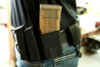 Black pouch in use with pistol mags