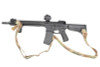 Padded Multicam Vickers 221 Sling attached to firearm