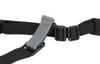 Pull tab for quick adjuster in gray
