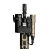 Modlite Dual Fuel 18650 Rifle Light PLHv2 mounted on tactical rifle setup