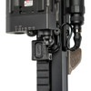 Modlite ModButton Lite 4.5" Dual Lead switch mounted on rifle rail