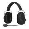 Ops-Core AMP connectorized communication headset in black, tactical over-ear hearing protection