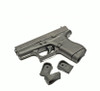 TangoDown Vickers Tactical floor plates for Glock 42 VTMFP-003 black, extended grip base pads