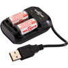 SureFire SFLFP123 LiFePO4 rechargeable 123A batteries and charger