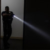 Officer using SureFire X300T-A Turbo weaponlight with long-range beam
