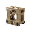 Unity Tactical FAST Micro mount with integrated BUIS, 2.26-inch centerline for Aimpoint Micro optics, fde