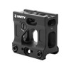 Unity Tactical FAST Micro mount with integrated BUIS, 2.26-inch centerline for Aimpoint Micro optics, black