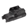SureFire XC2-A compact weaponlight with laser, black, dual output, low-profile pistol design