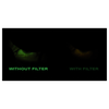 Wilcox Amber Eye Cup NVG filter vs without filter 