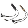 Unity Tactical TAPS DBAL Cable Switch for SureFire/Modlite lights and DBAL lasers, dual control