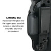 Tenicor VELO 4 AIWB holster camming bar system for enhanced concealment and grip rotation in appendix carry