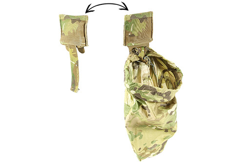 Ultralight Dump Pouch Open and close