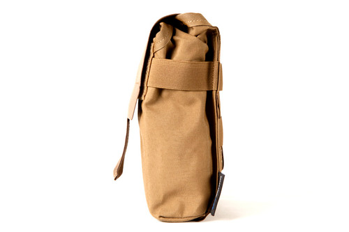 Side view of trauma kit n coyote brown