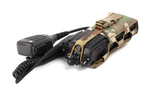 The Handheld Radio Pouch holds an XTS Motorola Radio