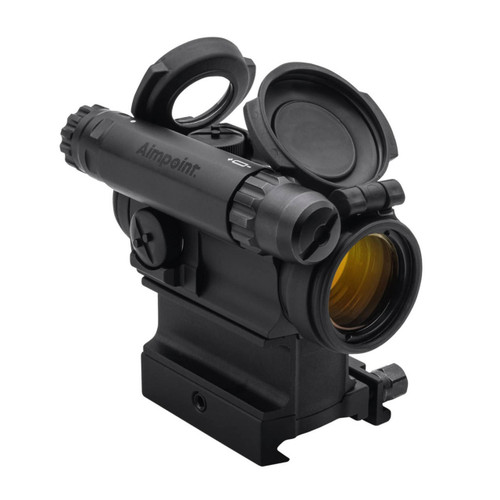 Aimpoint CompM5 tactical red dot sight mounted, AR15 ready configuration.