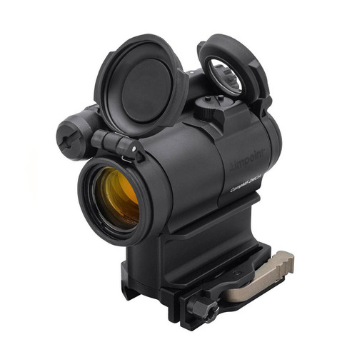Aimpoint CompM5 tactical red dot sight mounted, AR15 ready configuration.