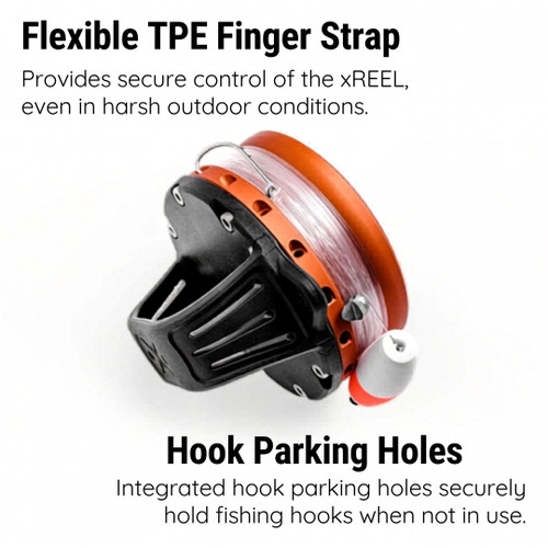 Exotac xREEL waterproof pocket fishing and survival kit with monofilament line
