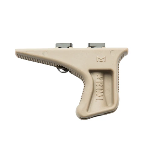 BCM Gunfighter KAG M-LOK Flat Dark Earth angled grip for improved control.