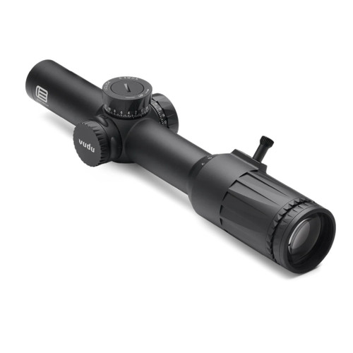 EOTECH Vudu 1-6x24 FFP scope with Speed Ring reticle, compact LPVO for AR or bolt-action rifles.