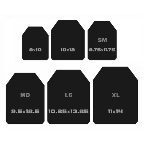 Hesco 200 Series M210 Special Rifle Threat Ballistic Armor Plate in many sizes