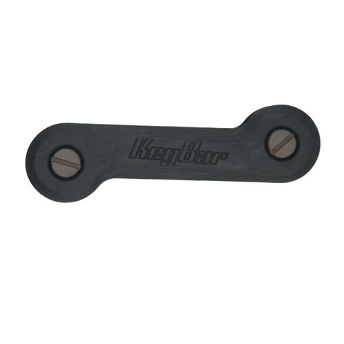 KeyBar Full Carbon Fiber Key Organizer with titanium pocket clip, compact EDC holder for up to 12 keys.