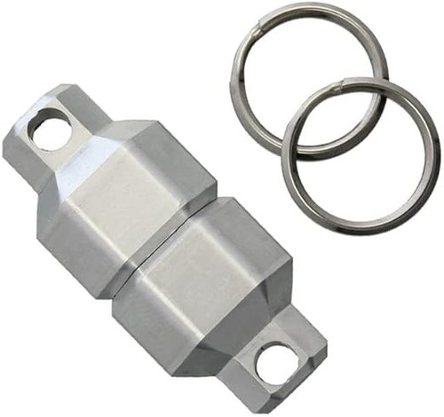 Alt text: KeyBar Aluminum Magnut – aluminum key holder with magnetic cylinder for secure, easy key access.