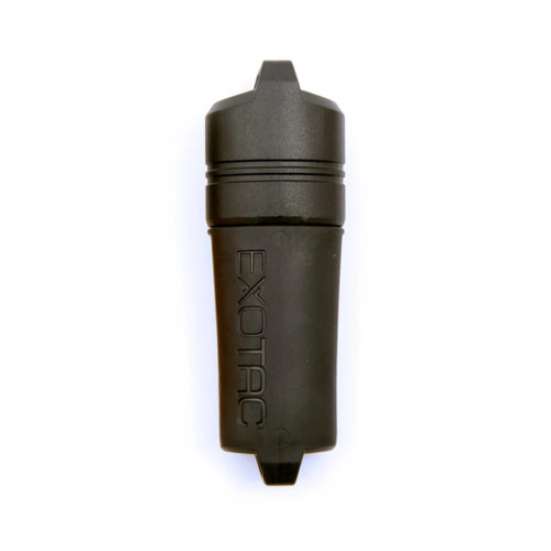 Exotac fireSLEEVE waterproof lighter case and safety cap.