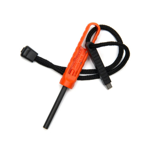 Exotac polySTRIKER lightweight ferro rod fire starter with striker.
