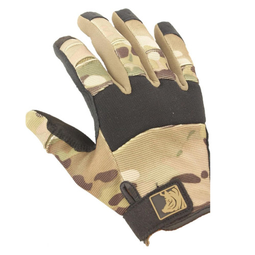 SKD Tactical PIG FDT Alpha tactical glove in multicam with touchscreen compatibility and enhanced dexterity