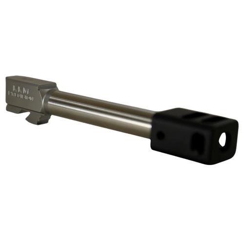 KKM Precision Glock 17 Match 9mm barrel with 4 port compensator.