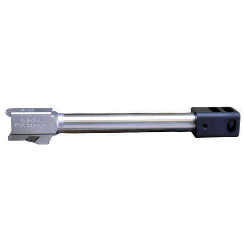 KKM Precision Glock 34 Match 9mm barrel with 4 port compensator.