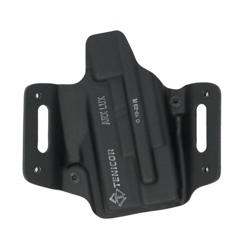 Tenicor ARX LUX OWB holster for Glock 19/45 right hand black, low profile with light support