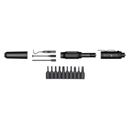 Multitasker TWIST Multi-Tool Black compact pocket tool with hex bits and sight adjustment functions