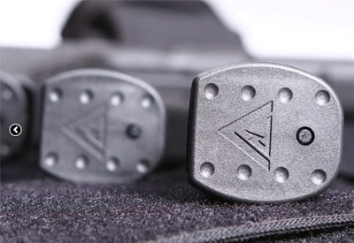 TangoDown Vickers Tactical VTMFP-001 Glock floor plates 9mm/.40 black flared base pad design
