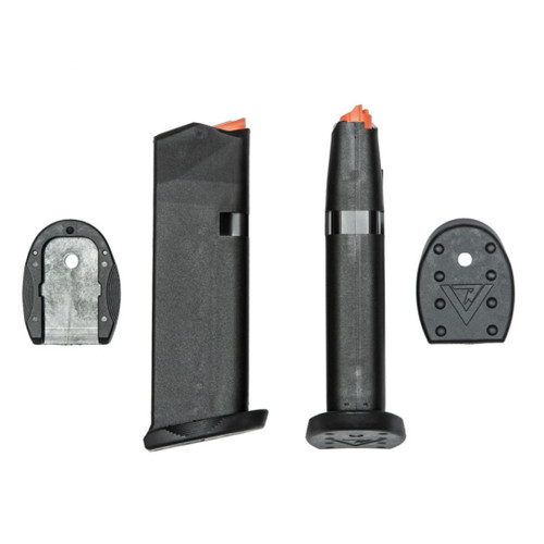 TangoDown Vickers floor plates for Glock 43X/48 VTMFP-008, 9mm mag base, improved grip control