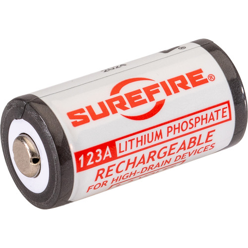 SureFire SFLFP123 LiFePO4 rechargeable 123A battery