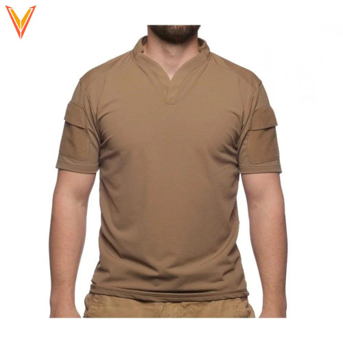 Velocity Systems Boss Rugby Shirt, Coyote Brown