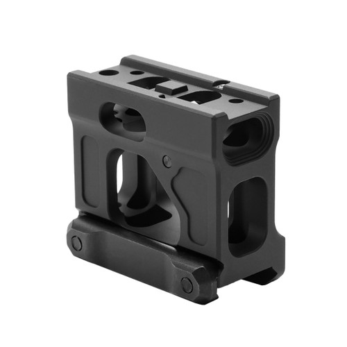 Unity Tactical FAST Micro mount with integrated BUIS, 2.26-inch centerline for Aimpoint Micro optics, black