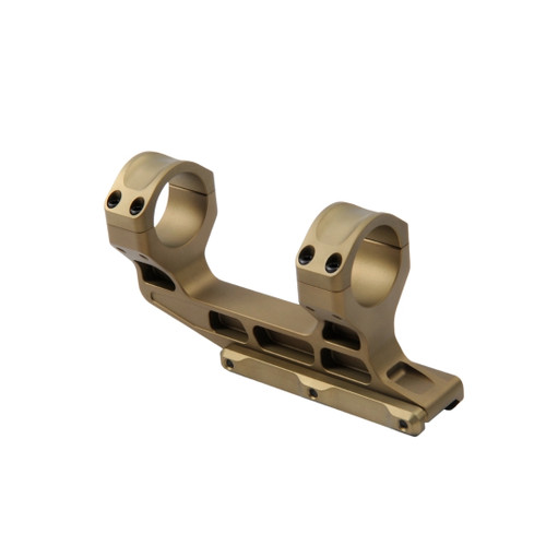 Unity Tactical FAST LPVO 30mm Scope Mount with 2.05” height, modular rail mount, fde