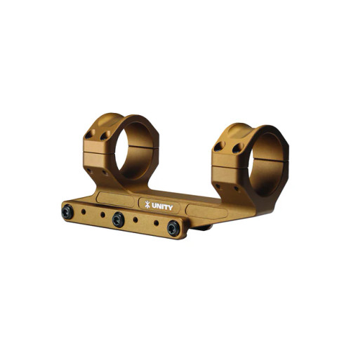 Unity Tactical FAST REKE Scope Mount for precision optics, 1.54″ height, modular rail mount, fde