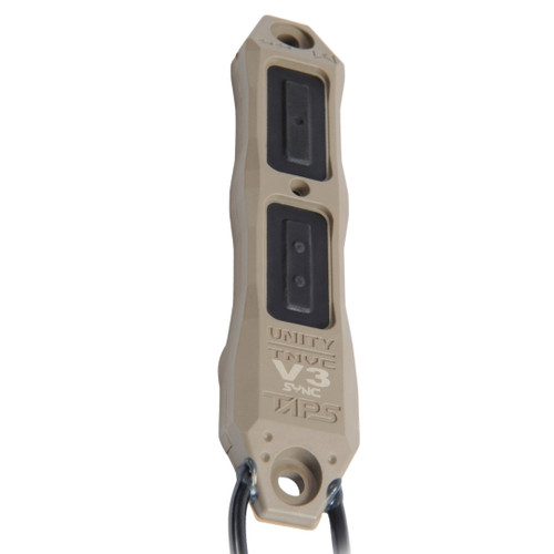 Unity Tactical TAPS Sync 9″ lead for SureFire/Crane laser, dual switch control system, fde, variant3