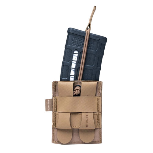 Velocity Systems Helium Whisper Single M4/5.56 Pouch – lightweight, secure, low-profile mag pouch