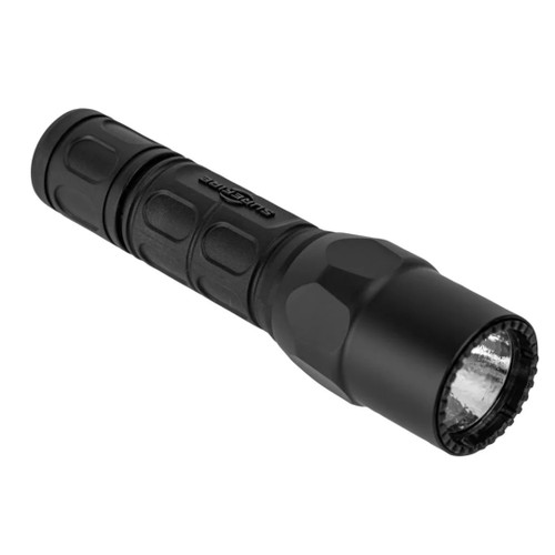 SureFire G2X Tactical handheld flashlight, black, 600 lumens, compact and durable design