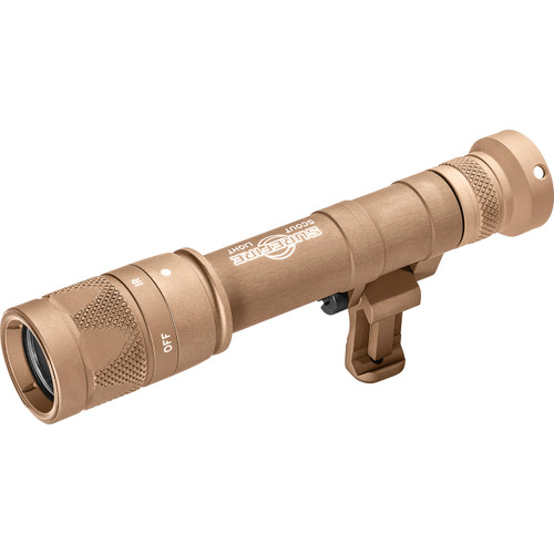 SureFire M640V Scout Light Pro infrared, tan weaponlight, dual output white and IR, compact design