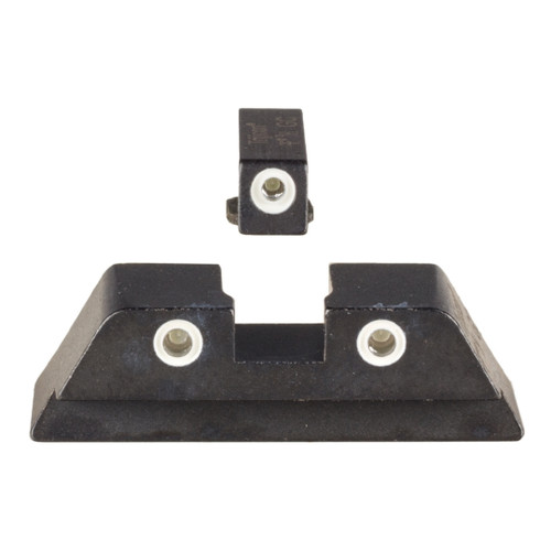 Trijicon Bright & Tough Night Sights for Glock standard frames, three-dot tritium sights