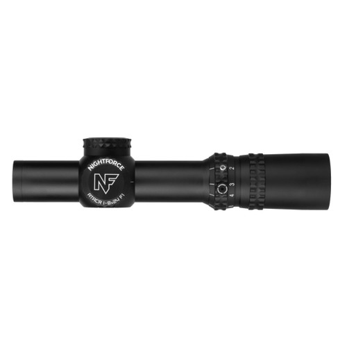 Nightforce ATACR 1‑8x24mm F1 riflescope with FC‑DMx reticle and daylight‑bright illumination, black