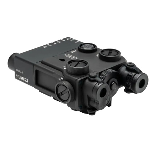Steiner DBAL-A3 IR dual aiming device with green laser and adjustable IR illuminator for precision use
