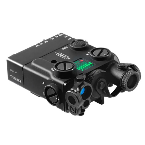 Steiner DBAL-A3 IR dual aiming device with green laser and IR illuminator for tactical use